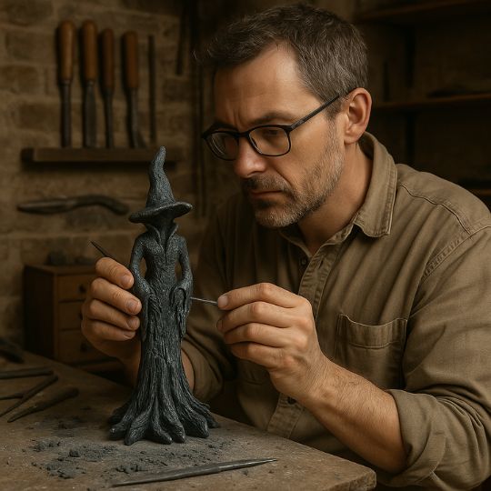 Rebolet | SchattenHexe Statue - Die Schweigende Wächterin