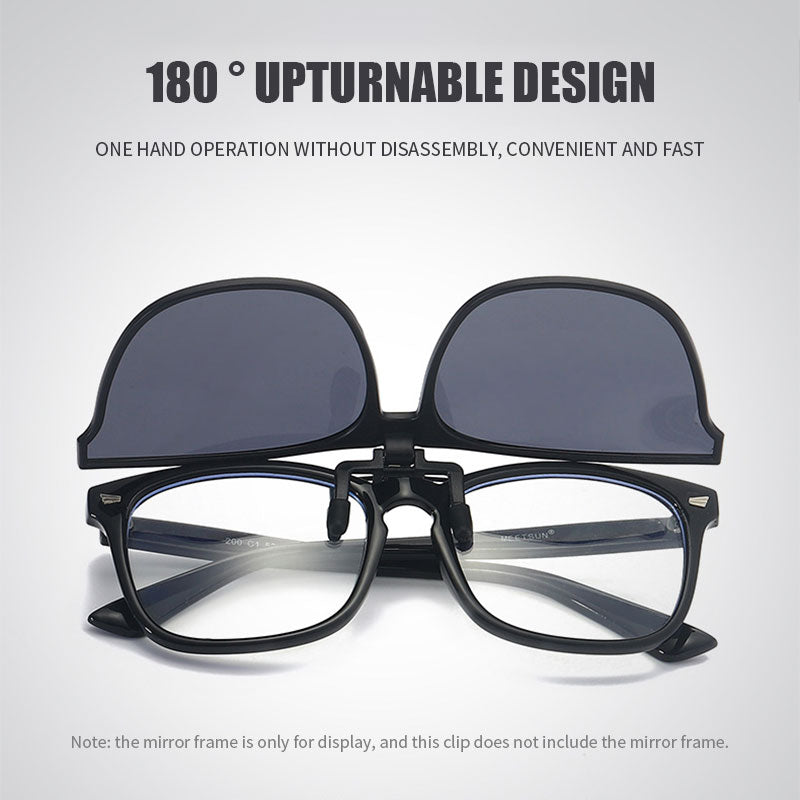 Rebolet | Neue polarisierte Clip-on-Klappsonnenbrille