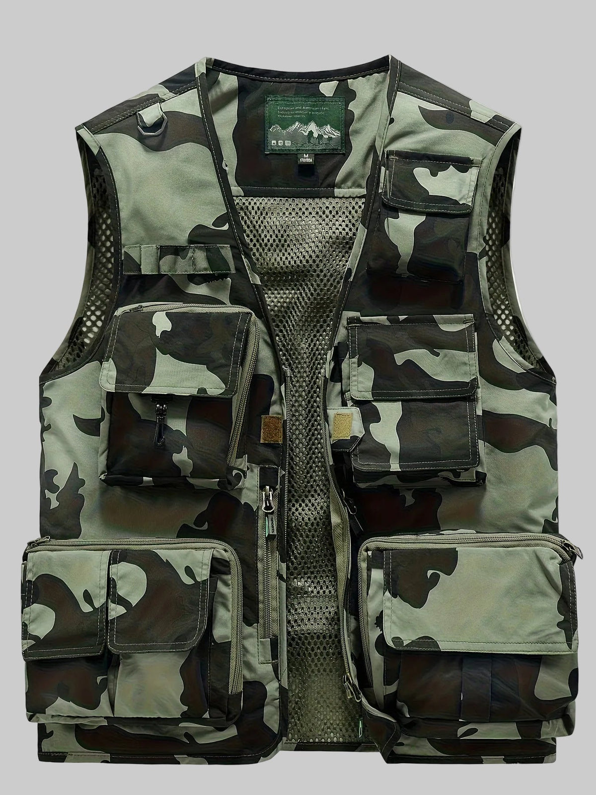 Leichte Outdoor-Utility-Weste – mehrere Taschen, atmungsaktiv