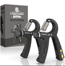 ALPHASKIN Premium Handtrainer m. Zählfunktion I Verbessertes Konzept 2023 I 2er Set | Fingertrainer Griffkraft Trainer | Unterarmtrainer Fingerhantel Trainingsgerät Grip Fitness Krafttraining