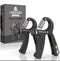 ALPHASKIN Premium Handtrainer m. Zählfunktion I Verbessertes Konzept 2023 I 2er Set | Fingertrainer Griffkraft Trainer | Unterarmtrainer Fingerhantel Trainingsgerät Grip Fitness Krafttraining