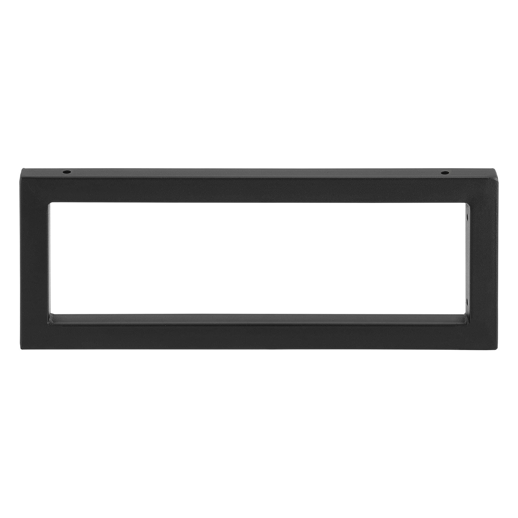 [en.casa] 2x Gestell 50x20cm Wandkonsole im 2er-Set Waschtischhalterung Waschtischkonsole Wandmontage Stahl Schwarz