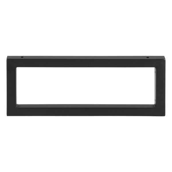 [en.casa] 2x Gestell 50x20cm Wandkonsole im 2er-Set Waschtischhalterung Waschtischkonsole Wandmontage Stahl Schwarz