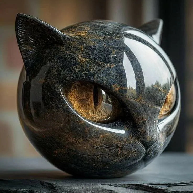 Rebolet | Mystica – Die schwarze Wächterkatze aus Stein
