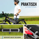 MIVELO Fahrradtasche Rahmen - Rahmentasche Fahrrad - 100% recyclebar und wasserdicht - Oberrohrtasche - 3L grau