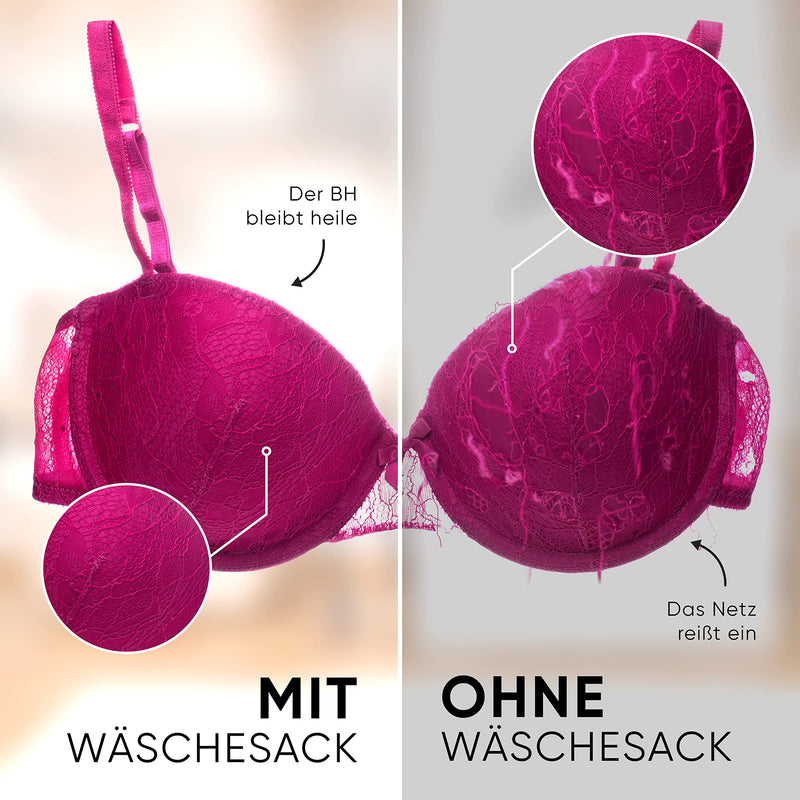 Wäschesack für Waschmaschine [das Original] 3er Set. Wäschenetz bh I Wäschenetz für Waschmaschine I Wäschebeutel set laundry bag I Wäschesack Schmutzwäsche Wäschenetz groß