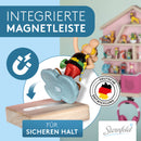 STERNFELD Magnetisches Tonie Regal für Toniebox & Tonies Hörfiguren - Vormontiertes [60x50cm] - Nachhaltiges Tonies Regal Kinderzimmer mit abgerundeten Ecken