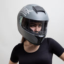 Westt Integralhelm Motorradhelm mit Doppelvisier Herren Damen Touring Street Mopedhelm Scooter Chopper Helm Motorrad, ECE DOT Zertifiziert