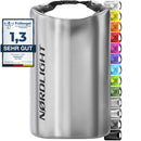 Nordlight Dry Bag 10L Wasserdichter Beutel - (Metallic) Wasserdichter Packsack Mit Roll Top Verschluss Und Schultergurt | Schwimmen, Baden, Strand, Kanu, Stand Up Paddling, Tauchen