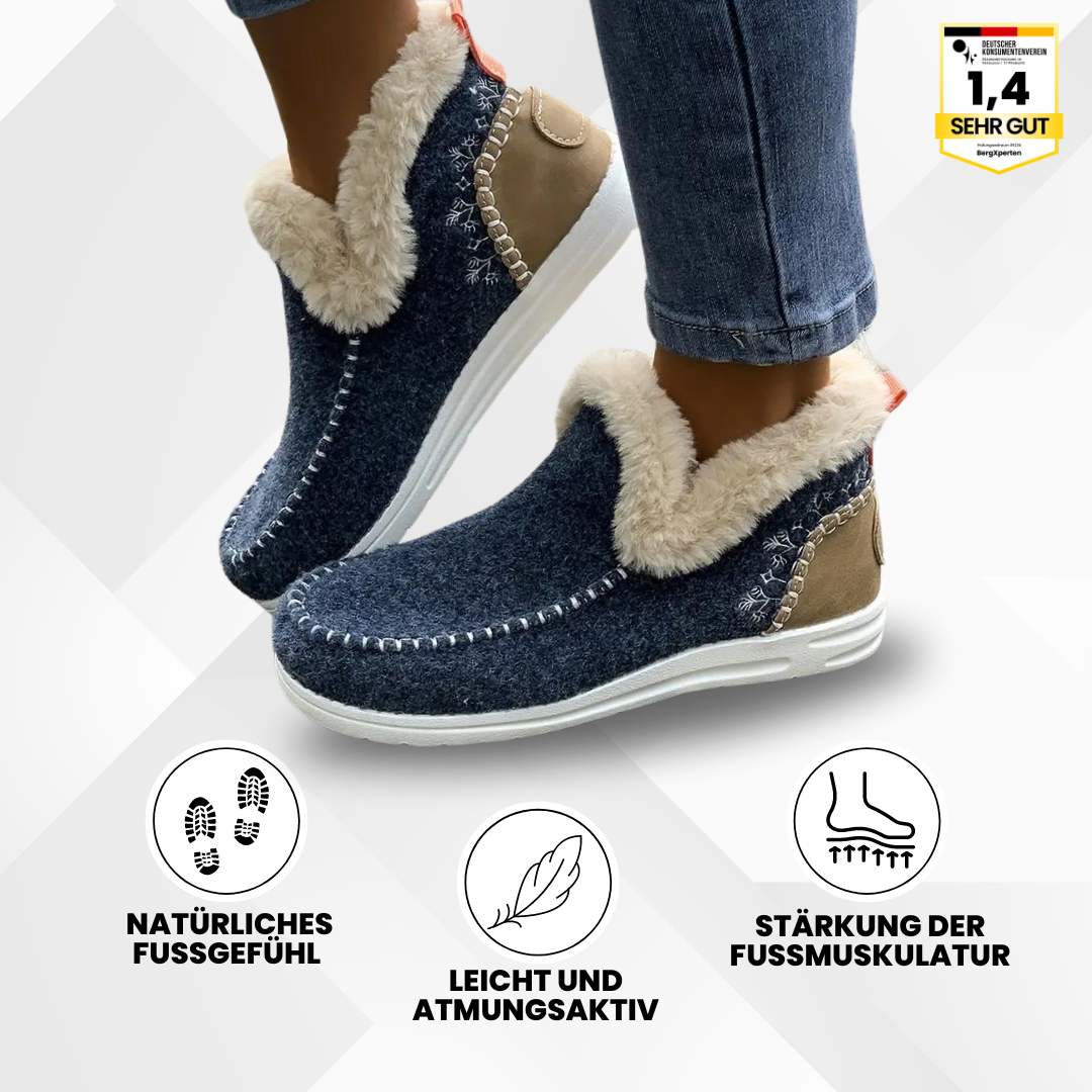Rebolet | OrthoComfy - ergonomischer schmerzlindernder Komfortschuh - Plüschgefüttert