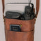 LEABAGS Nicola Damen Handtasche aus echtem Leder im Vintage Look I Umhängetasche I Ledertasche I Schultertasche I 31x6x29cm I Muskat