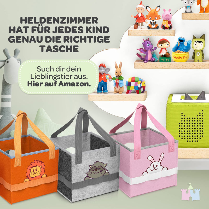 Heldenzimmer - Tonie Regal Wolke Weiß [GRATIS Tragetasche] - Für Toniebox Regal bis 20 Figuren - Tonie Regal Mädchen und Junge - Perfekte Tonie Aufbewahrung im Kinderzimmer