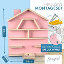 STERNFELD Magnetisches Tonie Regal für Toniebox & Tonies Hörfiguren - Vormontiertes [60x50cm] - Nachhaltiges Tonies Regal Kinderzimmer mit abgerundeten Ecken