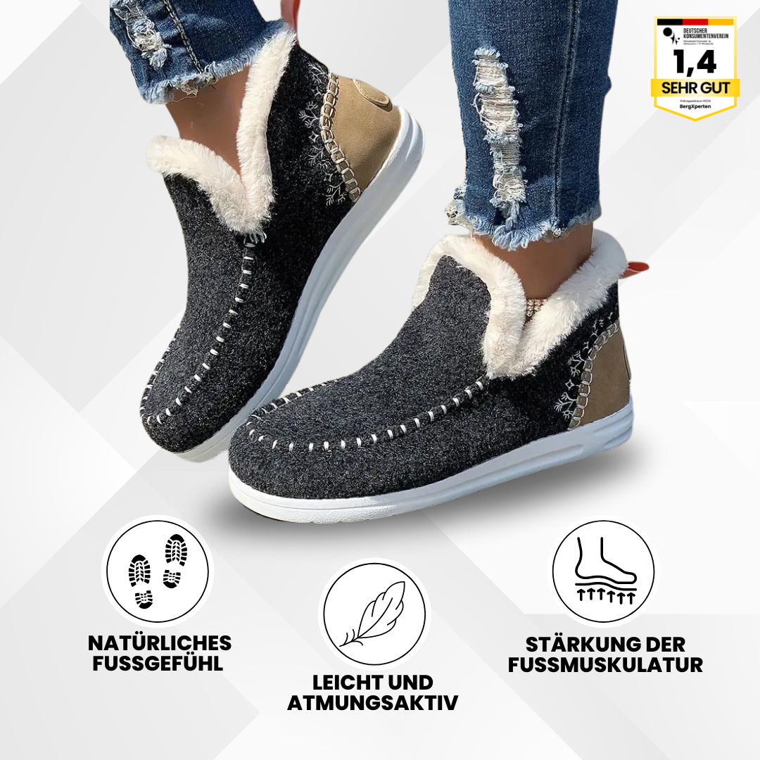 Rebolet | OrthoComfy - ergonomischer schmerzlindernder Komfortschuh - Plüschgefüttert