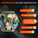 MyHappyRide Auto Kofferraumtasche Grau - Kofferraum Organizer zusammenklappbar - faltbare Aufbewahrungsbox - antirutsch und wasserfester Boden - Auto Faltbox