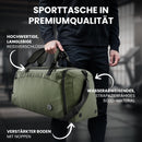 Sporttasche Trainingstasche + Rucksack, Schuhfach, Nassfach | Reisetasche Schwimmtasche Fitnesstasche Sport Gym Fitness Umhängetasche Handgepäck Weekender Bag Reise Tasche Herren Damen | 40 L, Grün