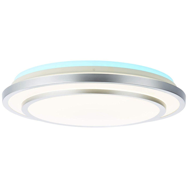 Brilliant Lampe Vilma LED 1x weiß-silber | – 52cm Deckenleuchte 32W LED