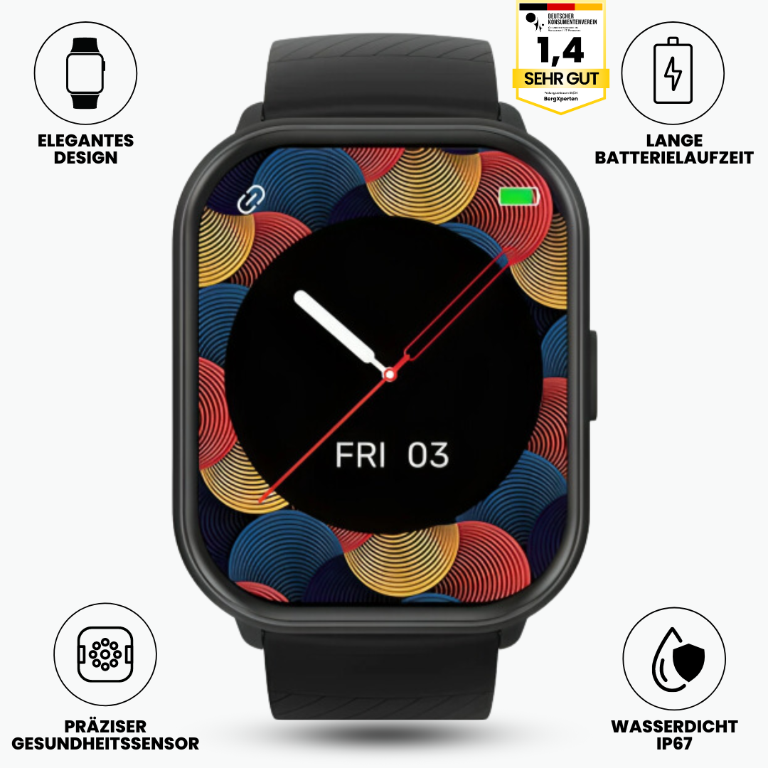 Rebolet | Fitpro Ultra - Gesundheits-Smartwatch (2025)