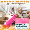 Funkelfuchs®- Trinkflasche für Kinder – 500ml, Pink – Kohlensäure geeignet - 100% auslaufsicher - Wasserflasche spülmaschinenfest - für Kindergarten, Einschulung, Schule, Sport