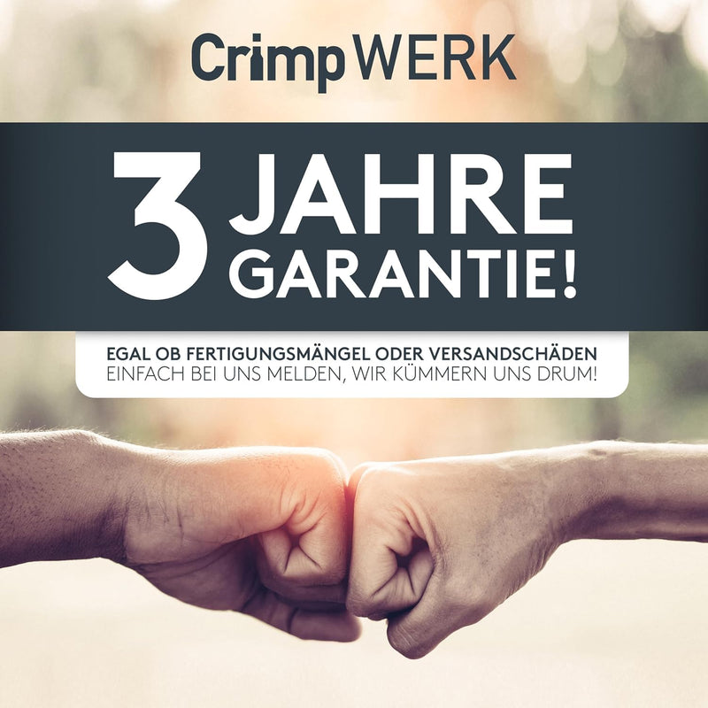 CrimpWERK Selbsteinstellende Crimpzange für Aderendhülsen (CW-61 (6-kant, für Aderendhülsen))