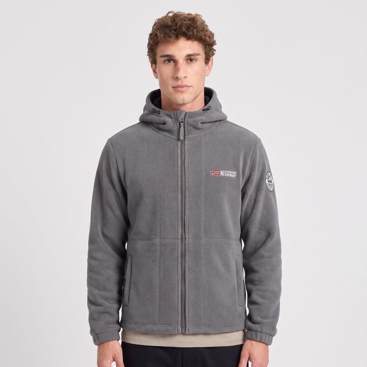 Herren Winddichte Fleecejacke – atmungsaktive Outdoor-Schicht