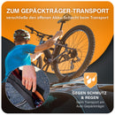 Wheeloo E Bike Akku Schutzhülle 30-38 cm Umfang I Schutz vor Kälte & Schmutz I Erhöht Laufzeit und Lebensdauer I universale Passform I Lackschutz für integrierte Ebike Rahmenakku