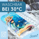 Sternfeld Badewannenmatte rutschfest [100x40 cm] - Antibakterielle Antirutschmatte Badewanne - BPA freie Badematte rutschfest mit Aufhängehaken - Schimmelresistente Rutschmatte Badewanne 30° waschbar