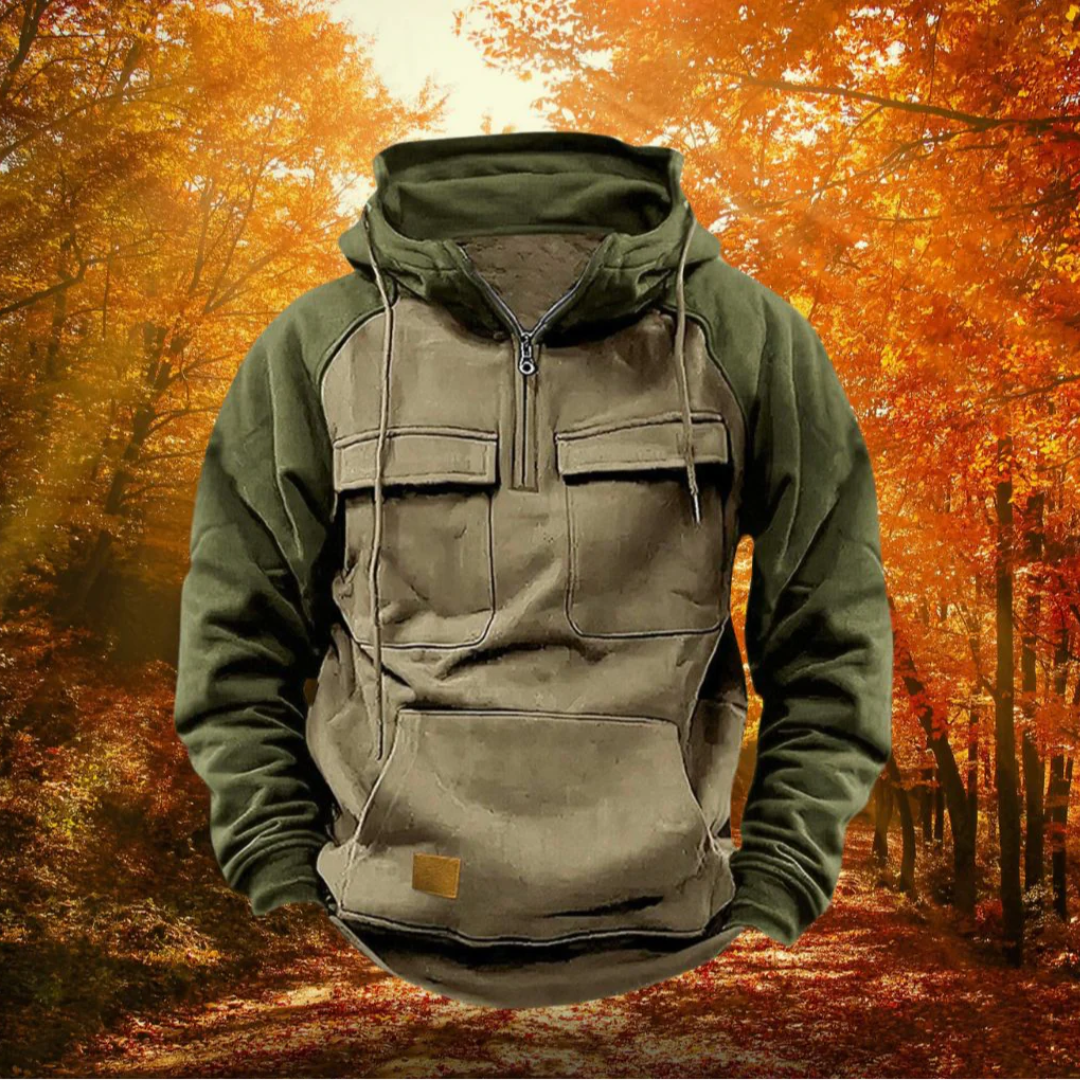 Winter Hoodie mit Kapuze & Multifunktionstaschen – NordHaven Hoodie