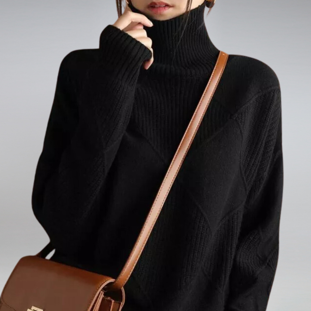 Rebolet | Kuscheliger Kaschmir Damen Rollkragenpullover