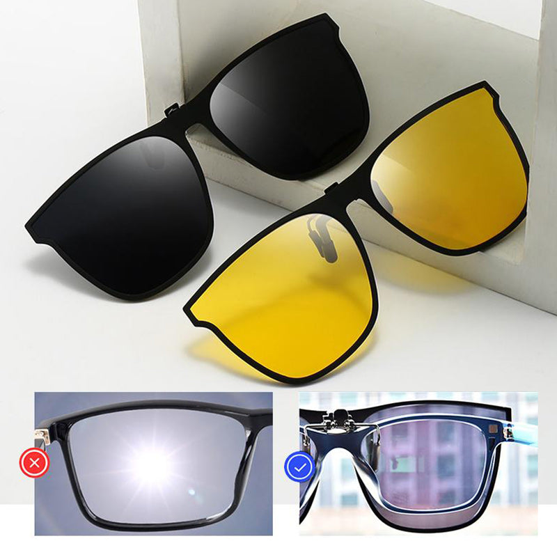 Rebolet | Neue polarisierte Clip-on-Klappsonnenbrille