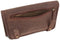 LEABAGS Palm City Genuine Buffalo Leather pencilcase in Vintage Style - Nutmeg