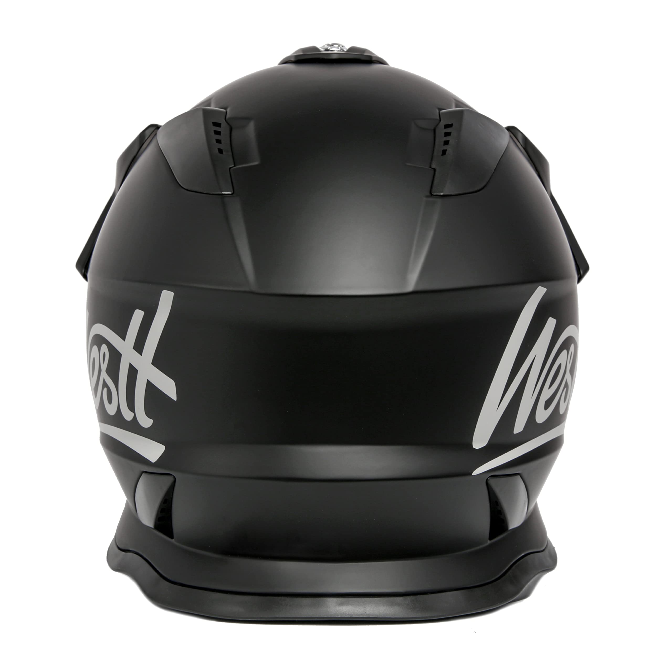 Westt Motocrosshelm Fullface Motorradhelm Herren Damen mit Visier Motocross Integralhelm Crosshelm Moto MTB Enduro Quad Helm Motorrad mit ECE Zertifizierung, schwarz, XL (59-60 cm)