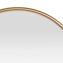 [en.casa] Wandspiegel Picciano Badezimmerspiegel 40x80cm Schminkspiegel Gold oval Dekospiegel