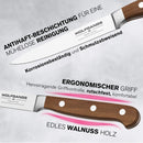 Wolfgangs Allzweckmesser scharf Premiumqualität – Extra scharfes Küchenmesser – kleines scharfes Messer mit rostfreier Edelstahlklinge – Küchenmesser scharf hochwertige Klinge