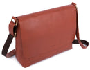 LEABAGS Geneva Umhängetasche l Umhängetasche aus echtem Büffelleder mit Vintage-Look l Umhängetasche l 27x9x29 cm