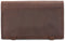 LEABAGS Palm City Genuine Buffalo Leather pencilcase in Vintage Style - Nutmeg