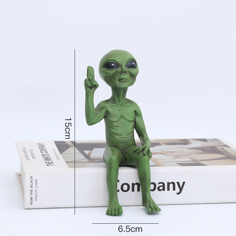 Rebolet| Alien Statue aus Harz für Garten & Außenbereich