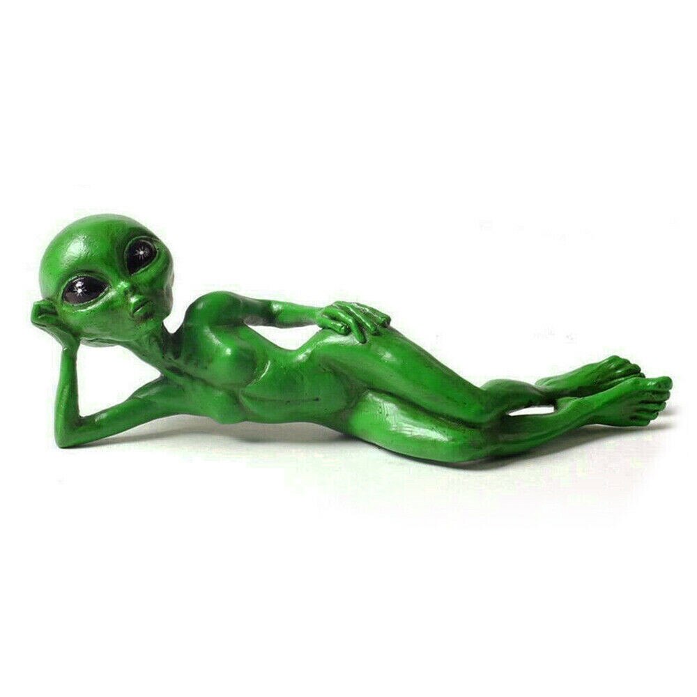 Rebolet| Alien Statue aus Harz für Garten & Außenbereich