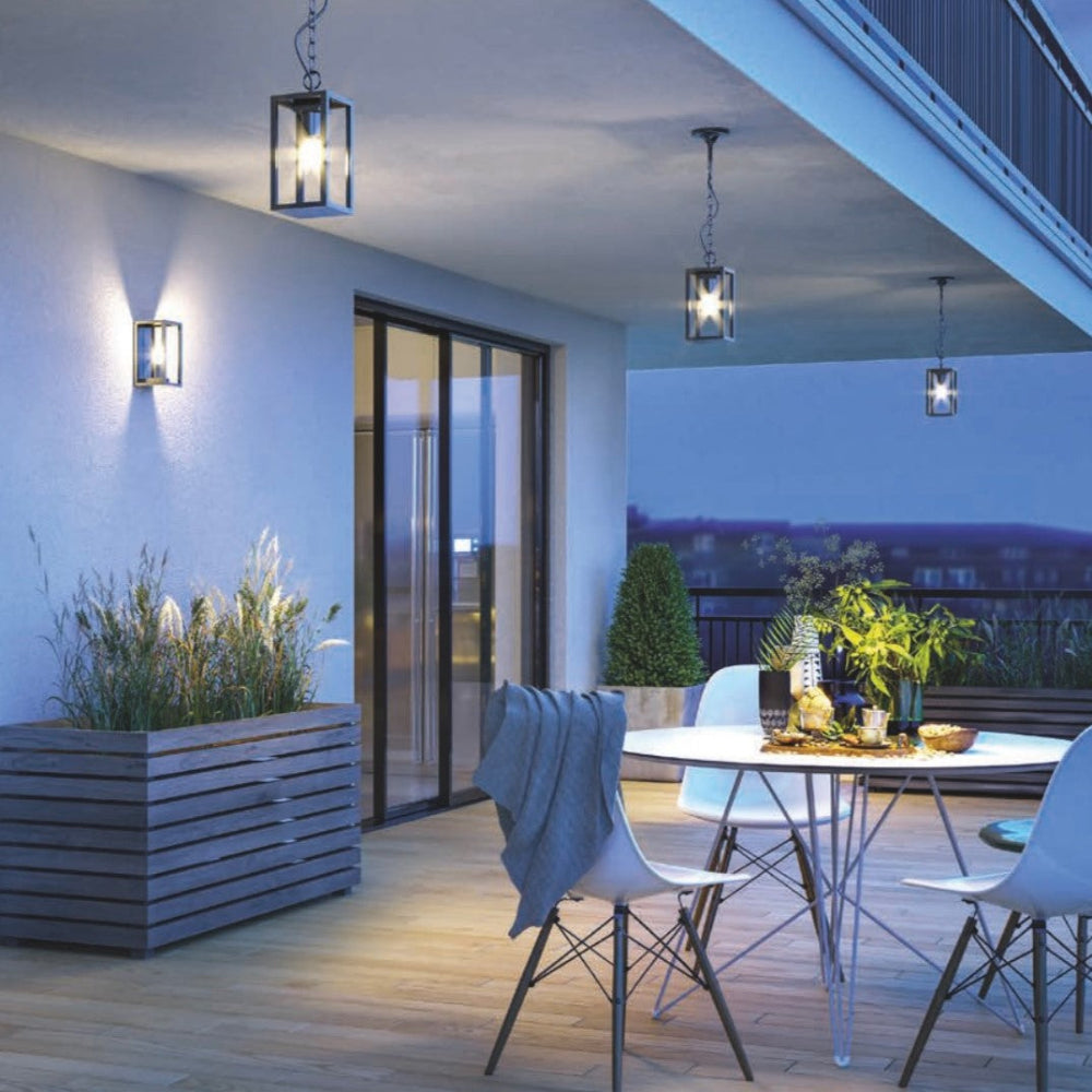 Rebolet | Alvoro - Schwarze Aluminium-Deckenhängeleuchte