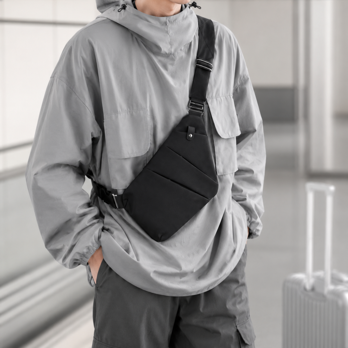 Antidiebstahl Crossbody Tasche Herren – StealthPack UltraSlim