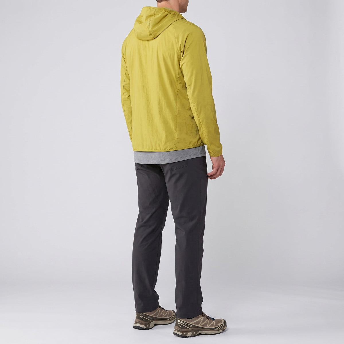 Herren Windbreaker leicht – packbare Jacke mit Kapuze, UPF 50+