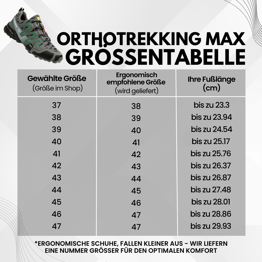 Rebolet | OrthoTrekking Max - Orthopädische schmerzlindernde Wanderschuhe
