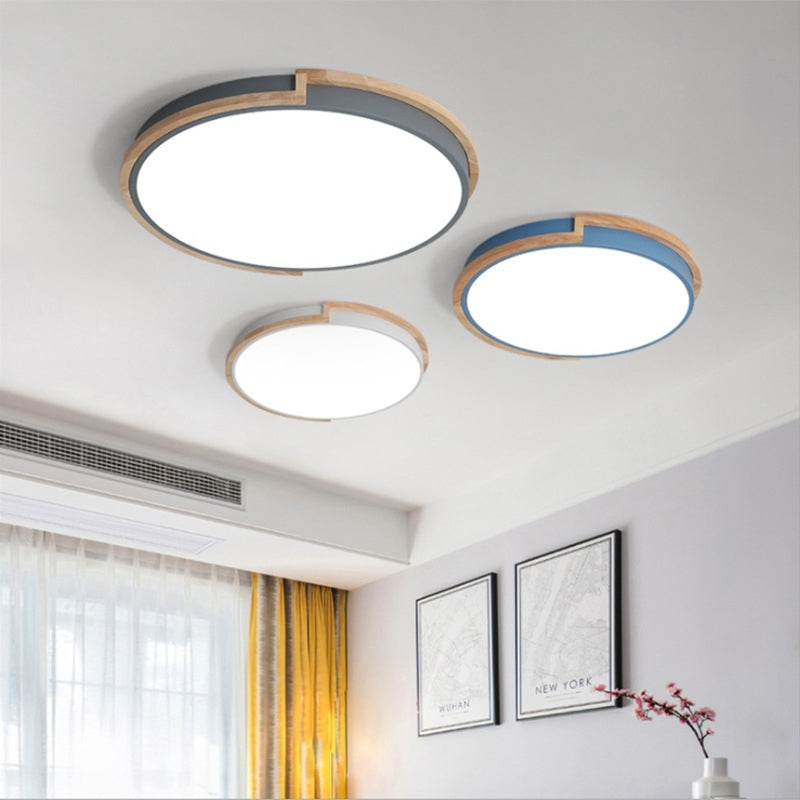 Rebolet| Nordic LED-Deckenleuchte mit Holzrahmen