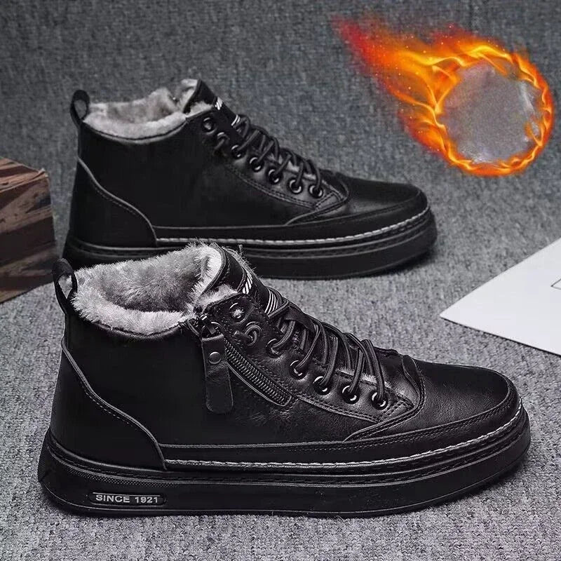Rebolet | Nordtrek – Herren Schneestiefel mit warmem Baumwollfutter und Anti-Rutsch-Sohle