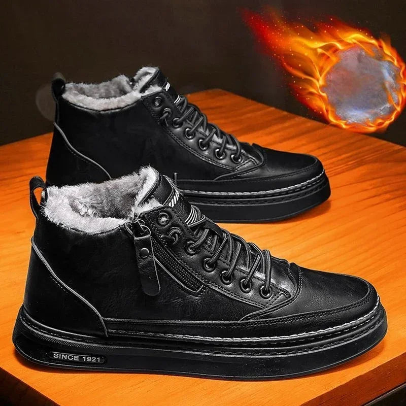Rebolet | Nordtrek – Herren Schneestiefel mit warmem Baumwollfutter und Anti-Rutsch-Sohle