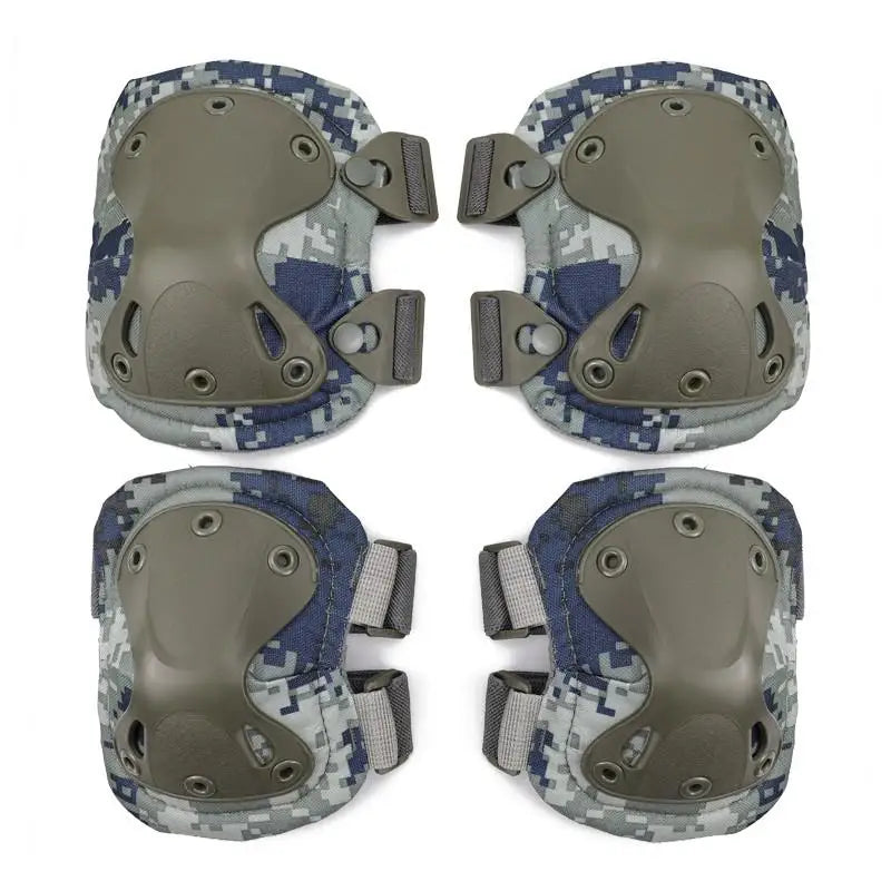 Unisex Tactical Knie- & Ellbogenschoner – Camo-Schutzausrüstung