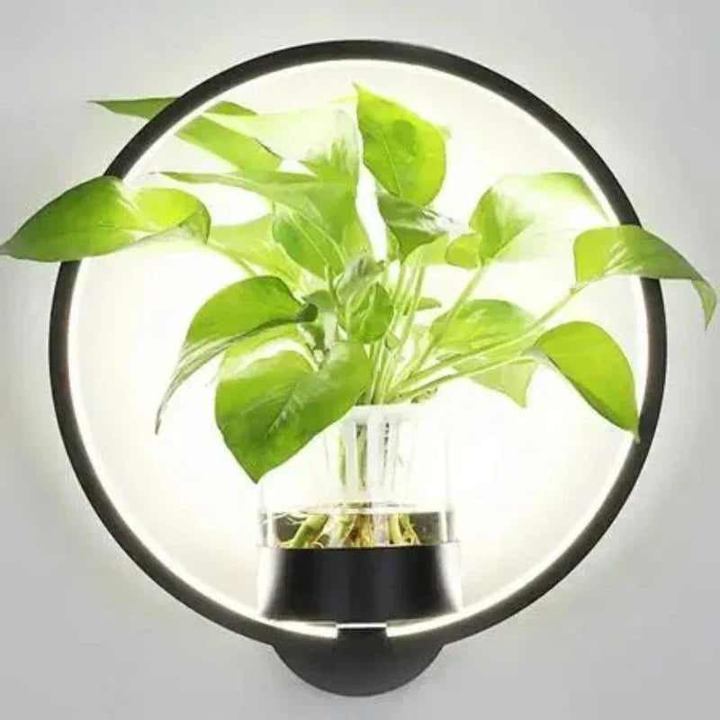 Rebolet| Botanische Wandleuchte mit Pflanze | Stilvolle Wandbeleuchtung