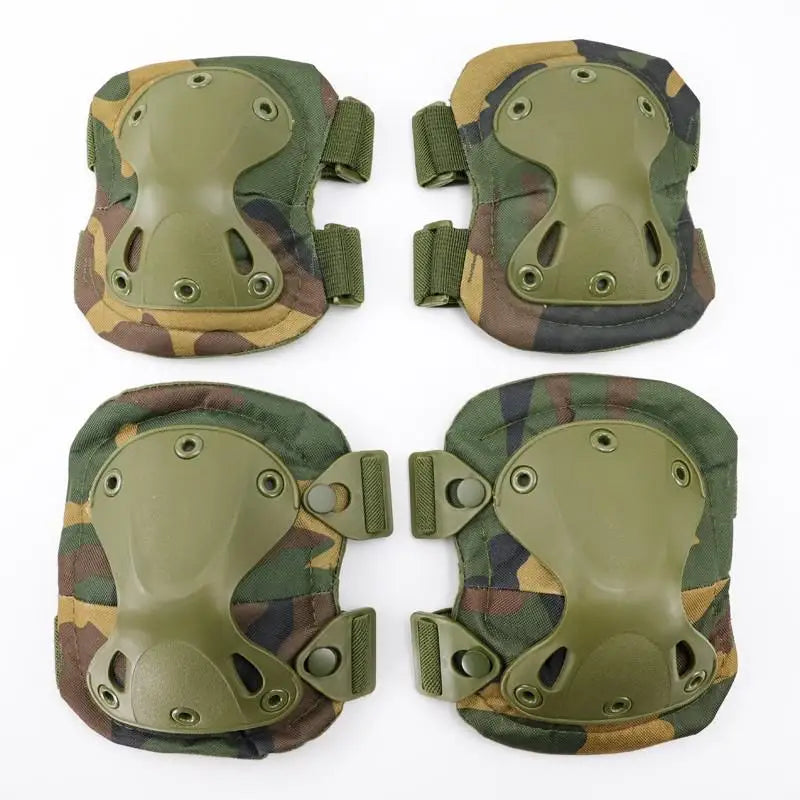 Unisex Tactical Knie- & Ellbogenschoner – Camo-Schutzausrüstung
