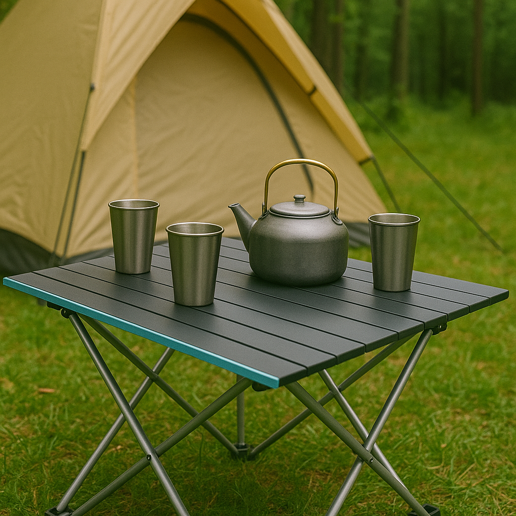 Faltbarer Campingtisch aus Aluminium – LightTable Pro