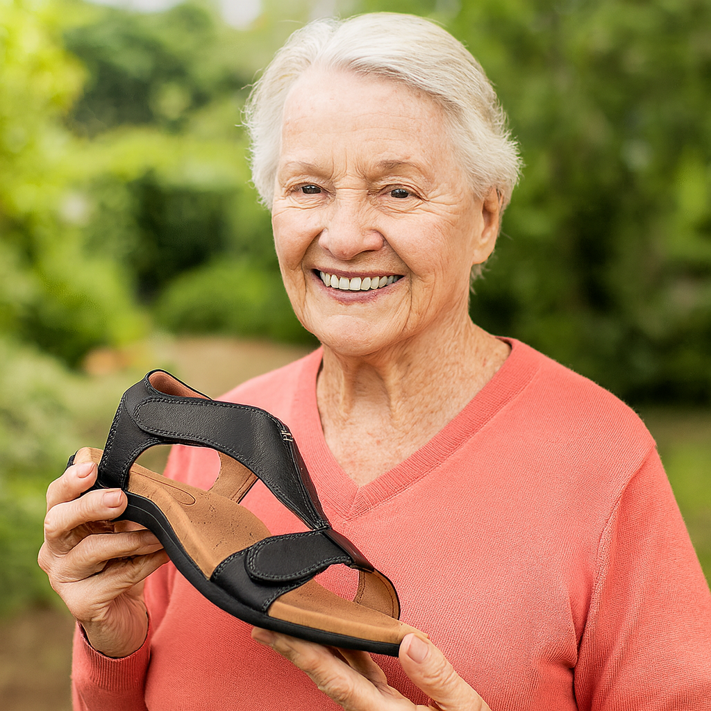 Emi and June | OrthoSun - ergonomische Schmerzlinderungs-Sandalen
